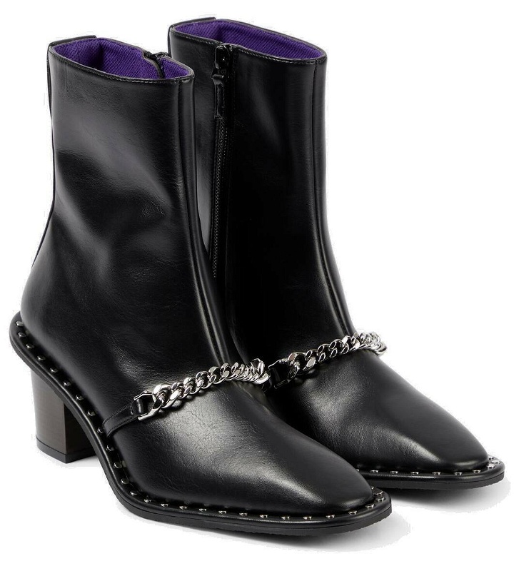 Photo: Stella McCartney Falabella faux leather ankle boots