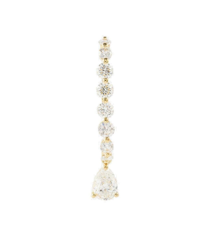 Photo: Anita Ko 18kt gold single earring with diamonds