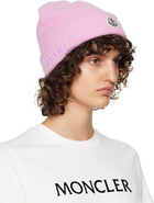 Moncler Genius 7 Moncler FRGMT Hiroshi Fujiwara Pink Beanie