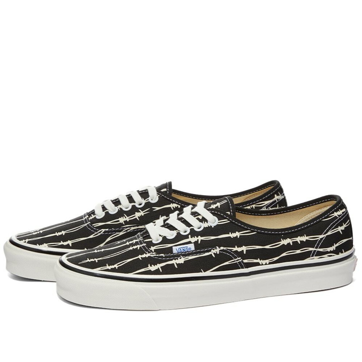 Photo: Vans UA Authentic 44 DX Sneakers in Black/White/OG Barbed Wire