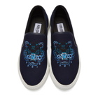 Kenzo Navy Limited Edition Holiday Tiger K-Skate Sneakers