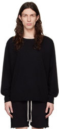 Les Tien Black Crewneck Sweatshirt