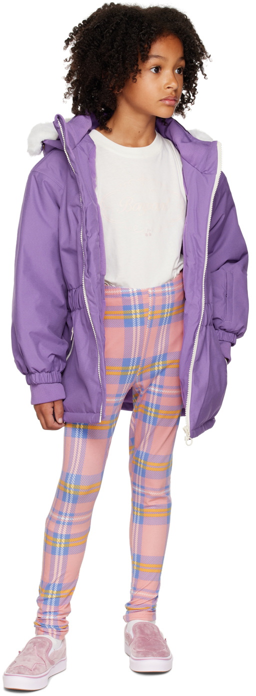 Mini Rodini Kids Purple Panda Jacket