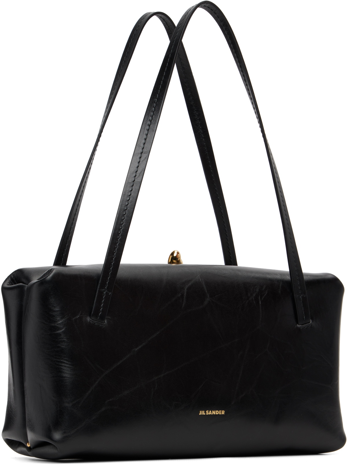 Jil Sander Black Goji Pillow Small Bag