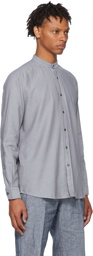 Boss Gray Cotton Shirt
