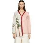 Loewe Pink and Grey Ken Price Edition La Palme Cardigan