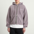 MKI Men's Uniform Zip Hoody in Pigment Raisin