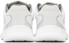 Ferragamo White & Gray Bay Sneakers