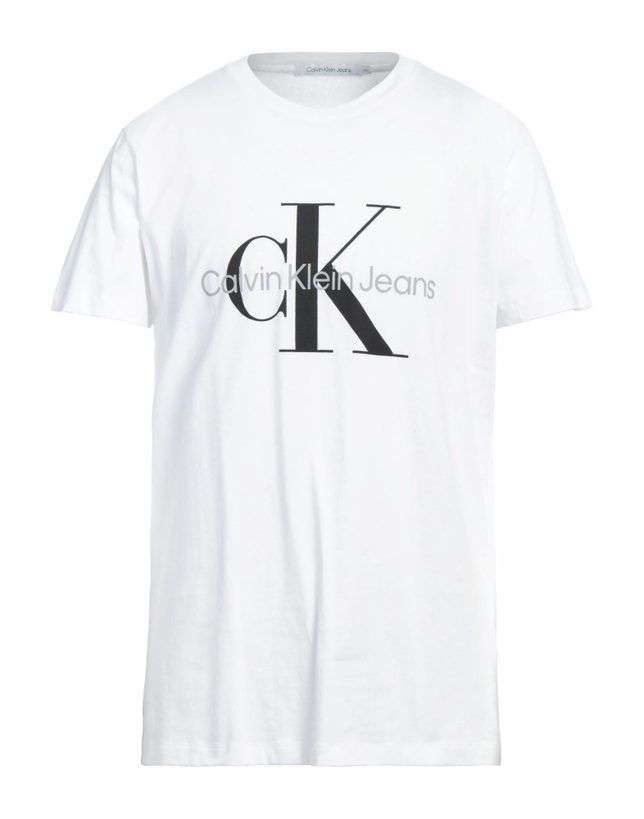 Photo: Calvin Klein Jeans Mens T-shirt in White