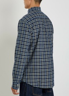 Gant Plaid Cotton Shirt Navy
