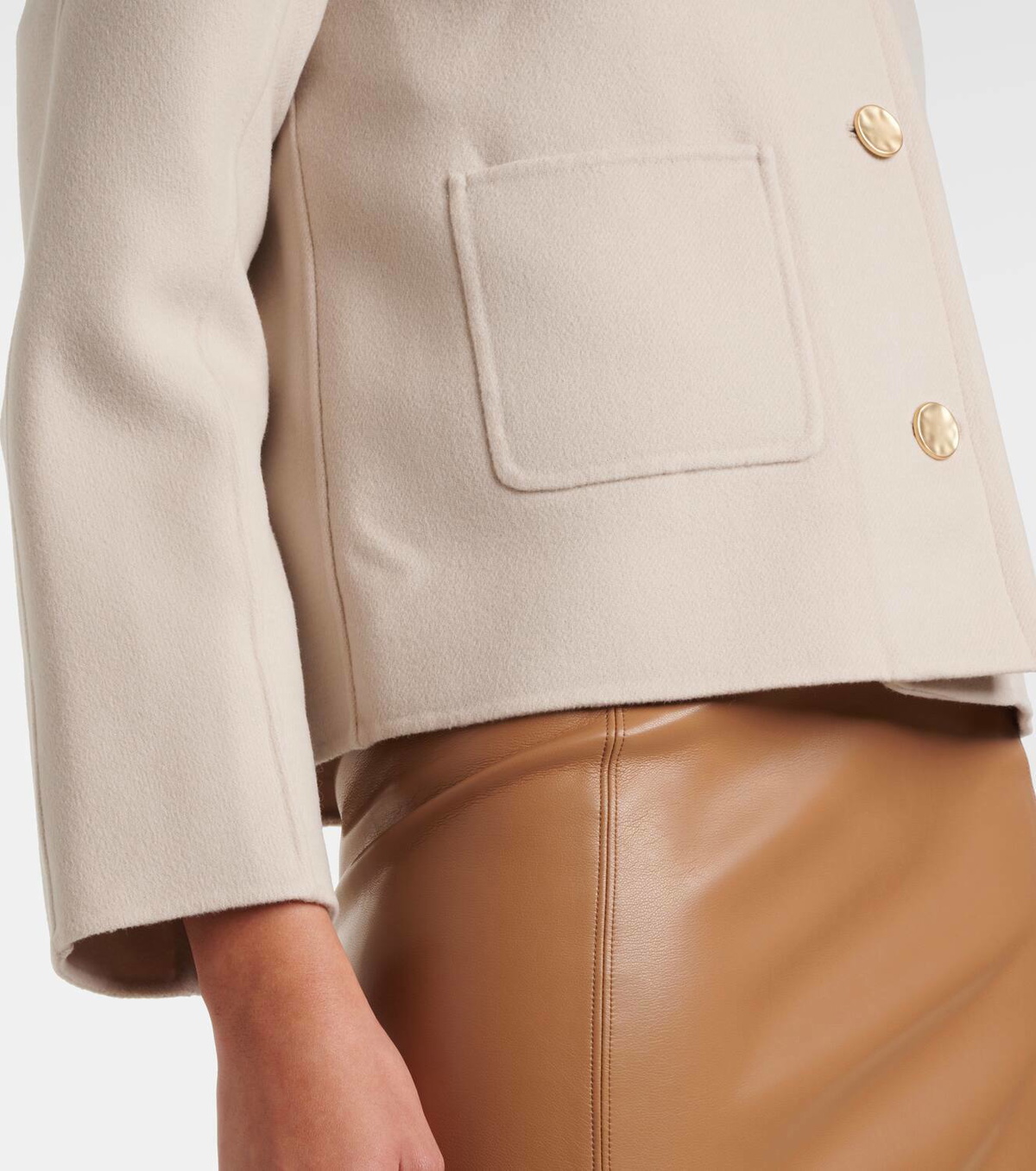 S Max Mara Sogno double-breasted virgin wool jacket S Max Mara