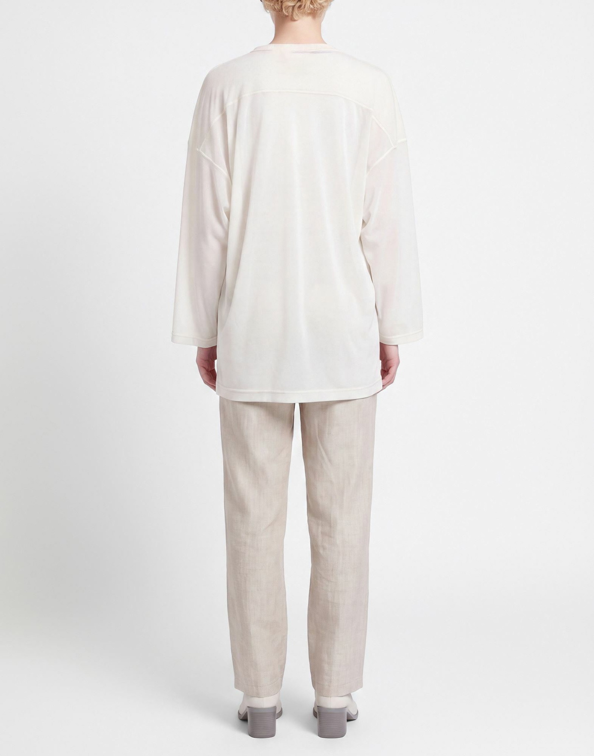 Beams Boy Womens Top in Off white