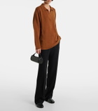 Fforme Louise wool and cashmere polo sweater