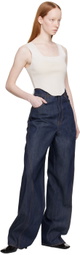 Elleme Blue Wavy Jeans