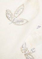 Marques' Almeida Embellished Woven top White