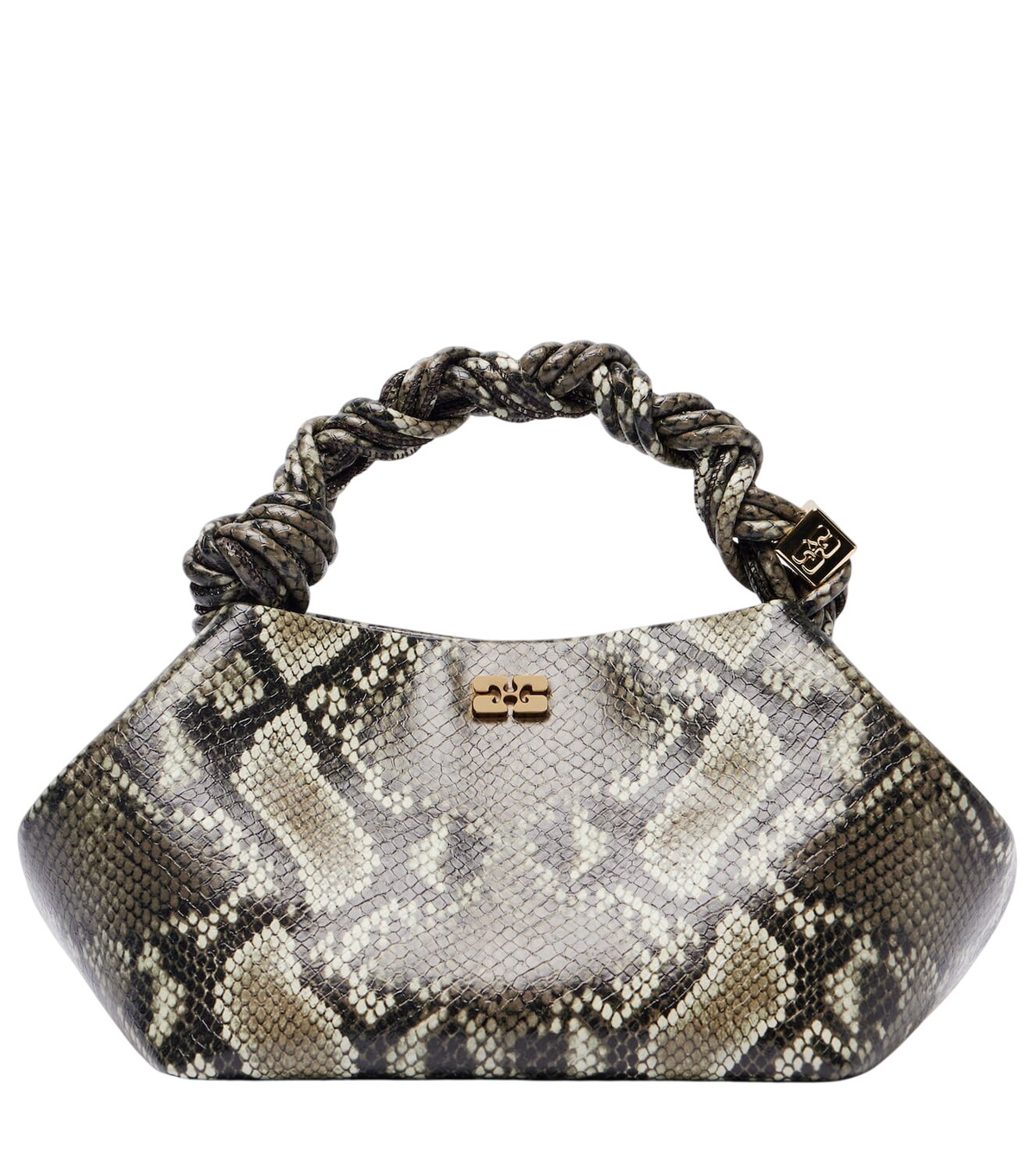 Ganni Bou Mini croc-effect tote bag GANNI