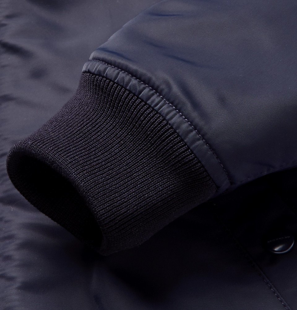 Burberry - Padded Shell Bomber Jacket - Men - Navy