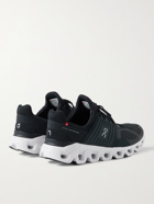 On - Cloudswift Rubber-Trimmed Mesh Running Sneakers - Black