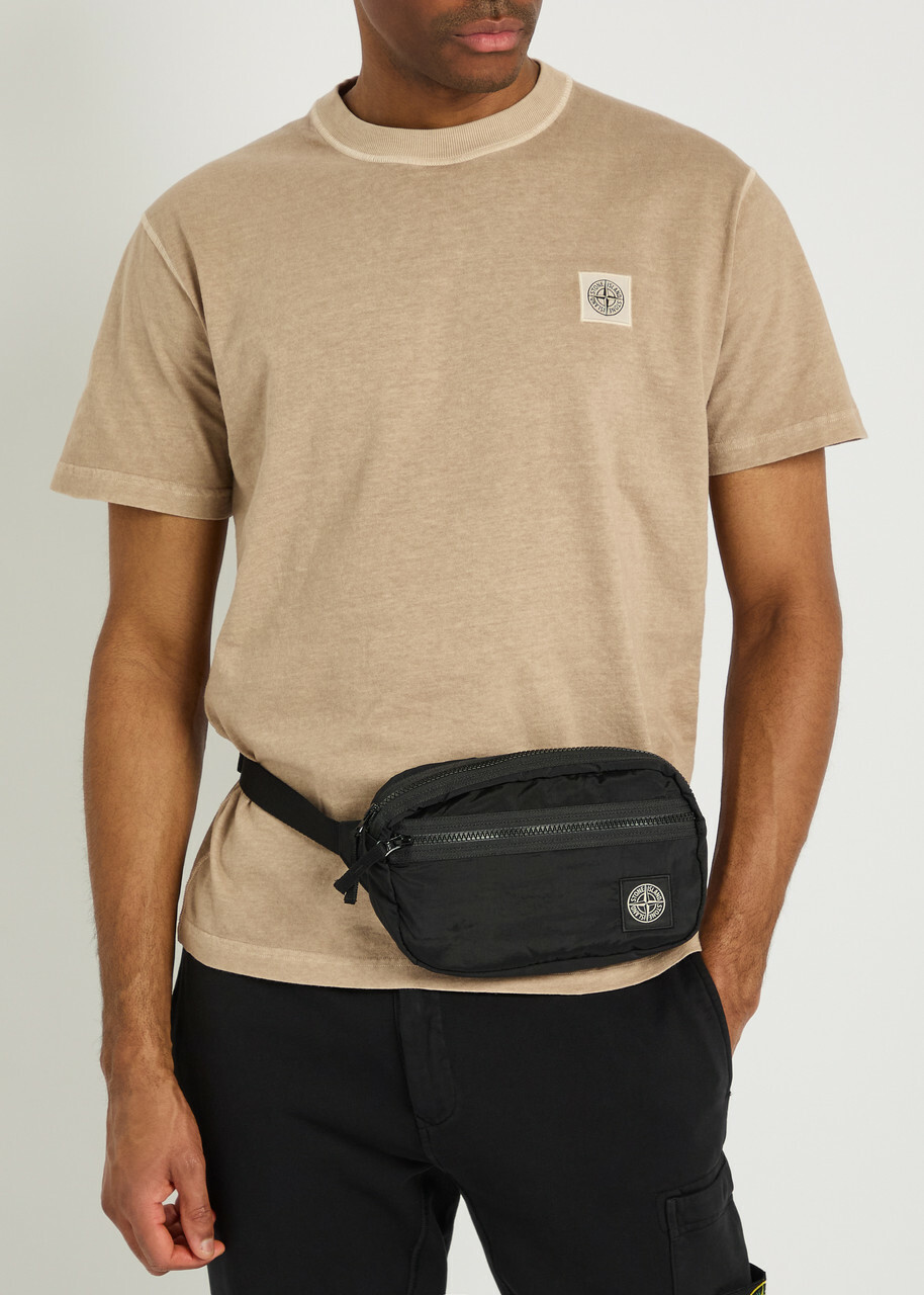 Stone Island Marsupio Logo-appliquéd Belt bag - Black - One Size