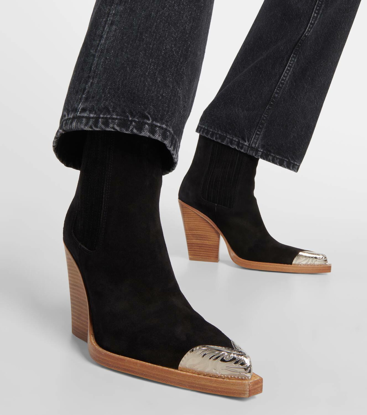 PARIS TEXAS BLACK SUEDE DALLAS ブーツ PARIS TEXAS Dallas suede ankle boots | NET-A-PORTER