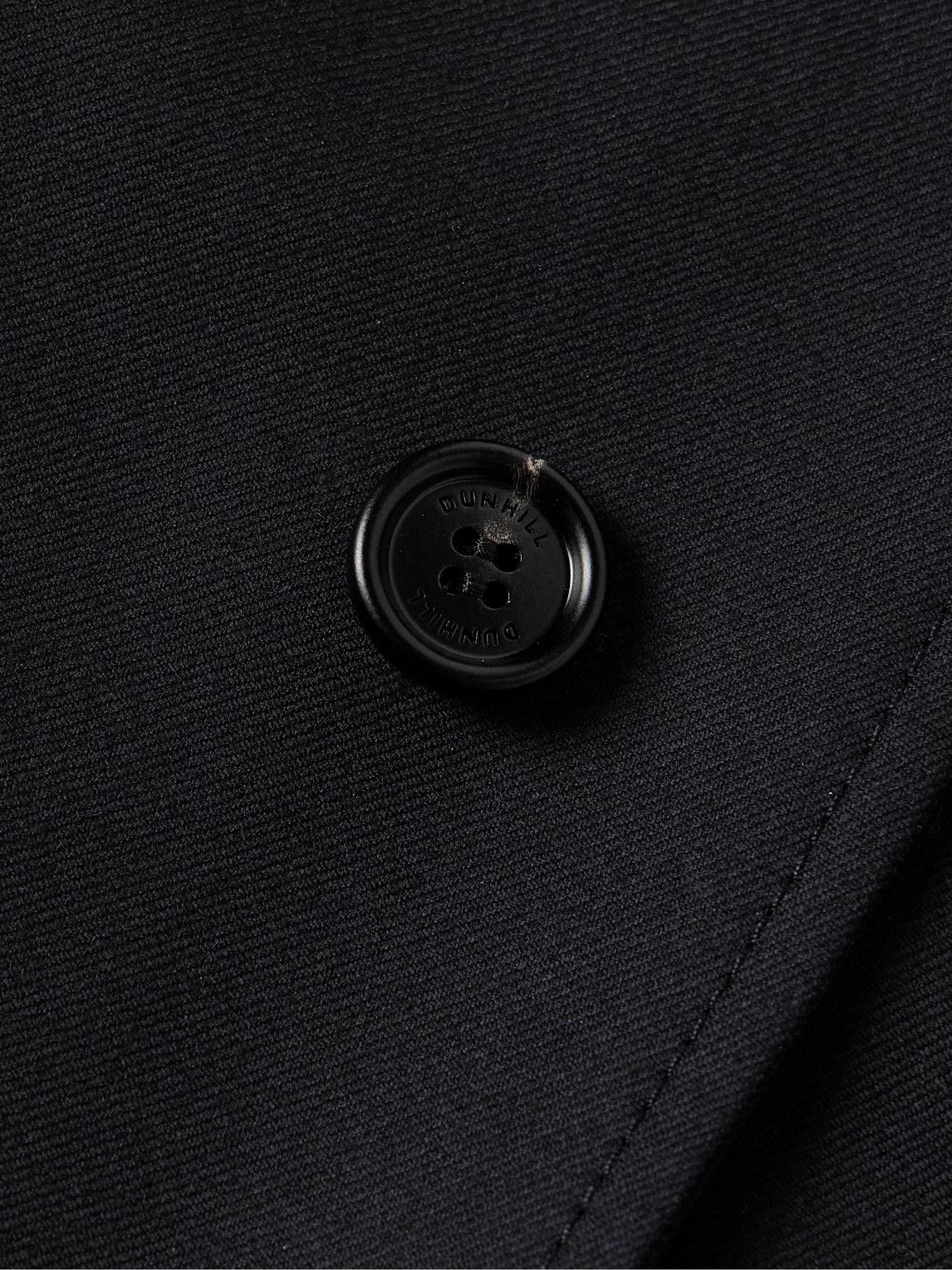 Dunhill - Belted Super 180s Wool Coat - Blue