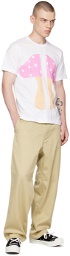 Comme des Garçons Shirt White Brett Westfall Edition Mushroom T-Shirt