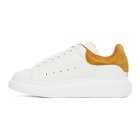 Alexander McQueen White and Yellow Oversized Sneakers