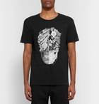 Alexander McQueen - Printed Cotton-Jersey T-shirt - Men - Black