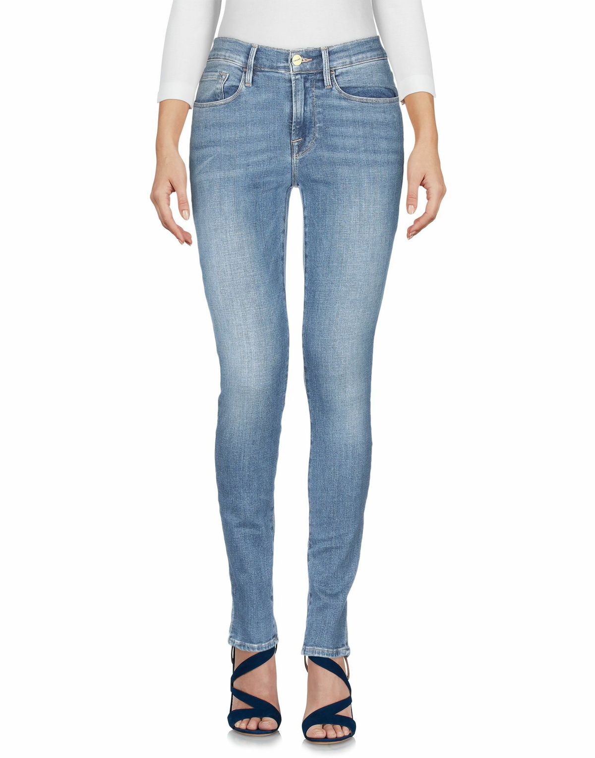 Frame Womens Jeans in Blue