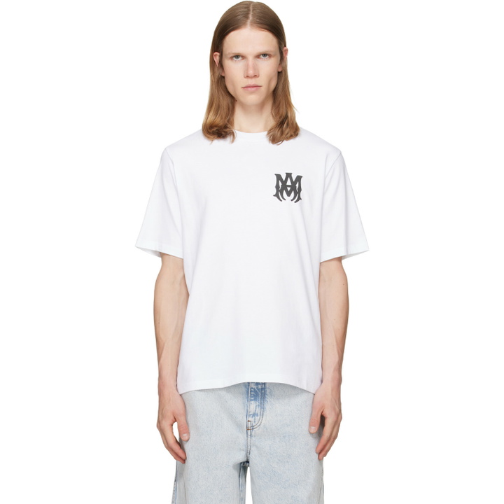 Photo: AMIRI White MA Core Logo T-shirt