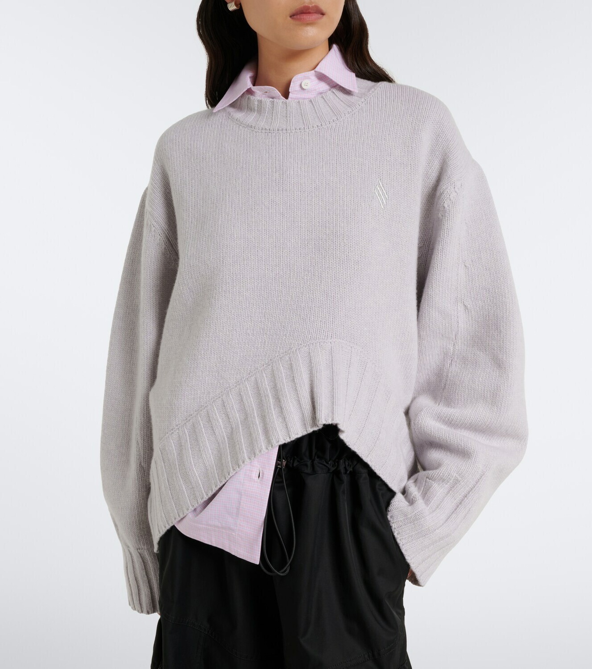 The Attico Wool and cashmere sweater