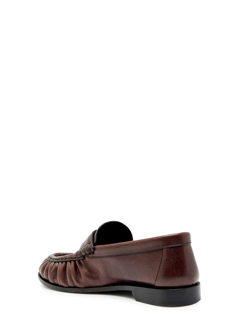 Saint Laurent Le Loafer 15 Leather Loafers Brown