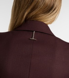 McQueen Wool grain de poudre blazer