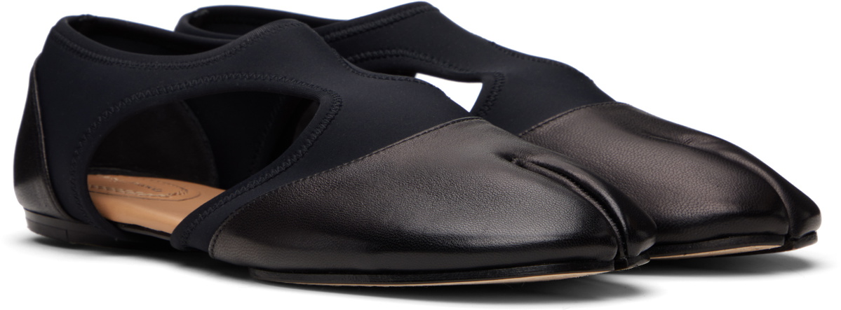 Maison Margiela Black Tabi Jazz Loafers