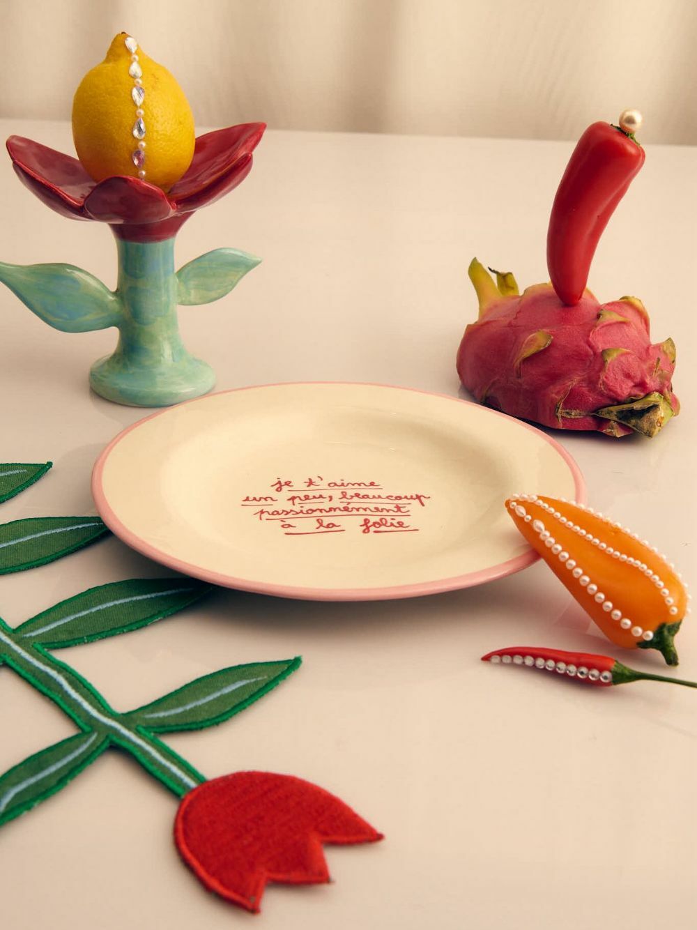 LAETITIA ROUGET I Like You Plate (20cm)