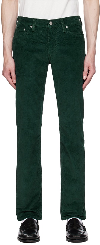 Photo: Levi's Green 511 Slim Trousers