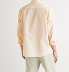 JACQUEMUS - Simon Logo-Embroidered Organic Cotton-Blend Shirt - Neutrals