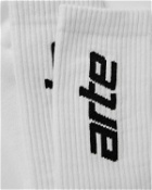 Arte Antwerp Arte Logo Vertical Socks White - Mens - Socks