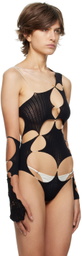 Rui Black Cut Out Bodysuit
