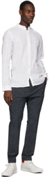 Hugo White Linen Elvorini Shirt