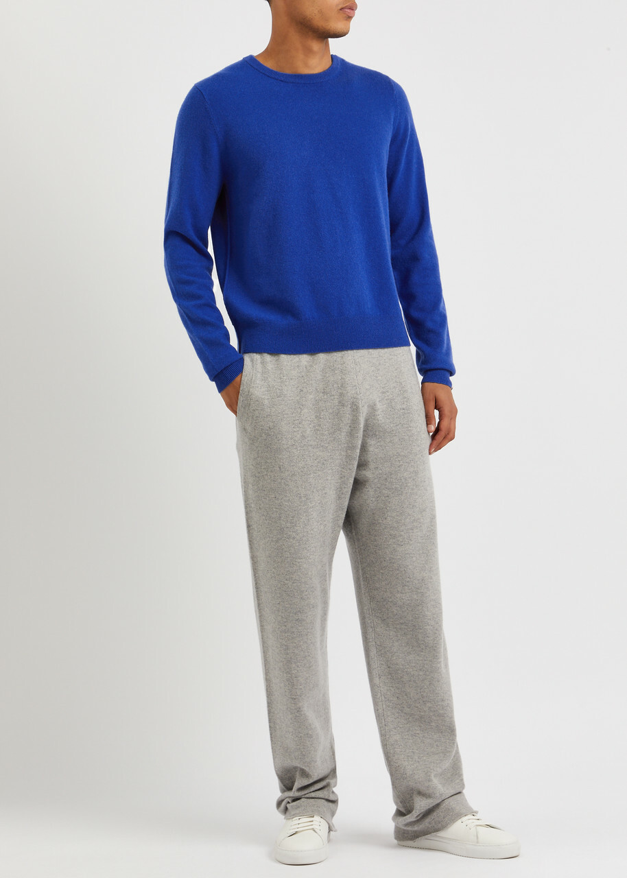 Extreme Cashmere N°36 Be Classic Cashmere-blend Jumper - Blue - One Size