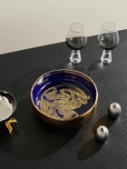 L'Objet - Ruan Hoffmann Gold-Plated Painted Earthenware Bowl