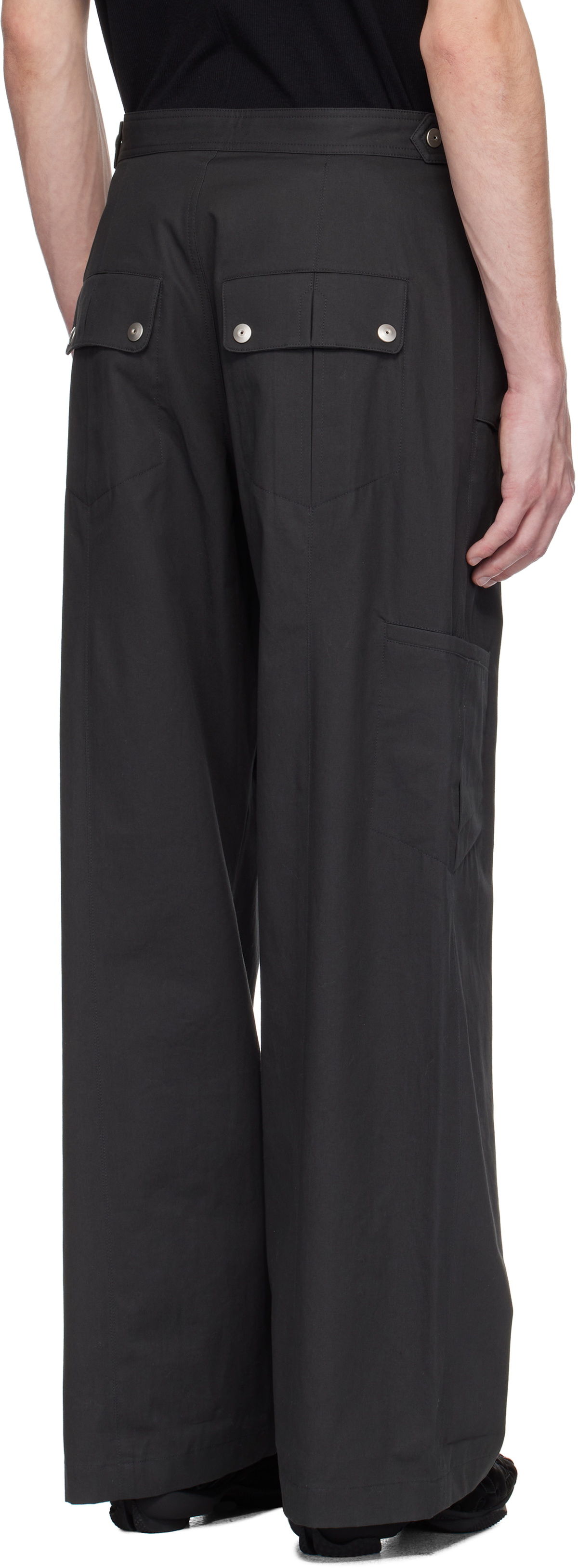 Omar Afridi Black Carol Cargo Pants