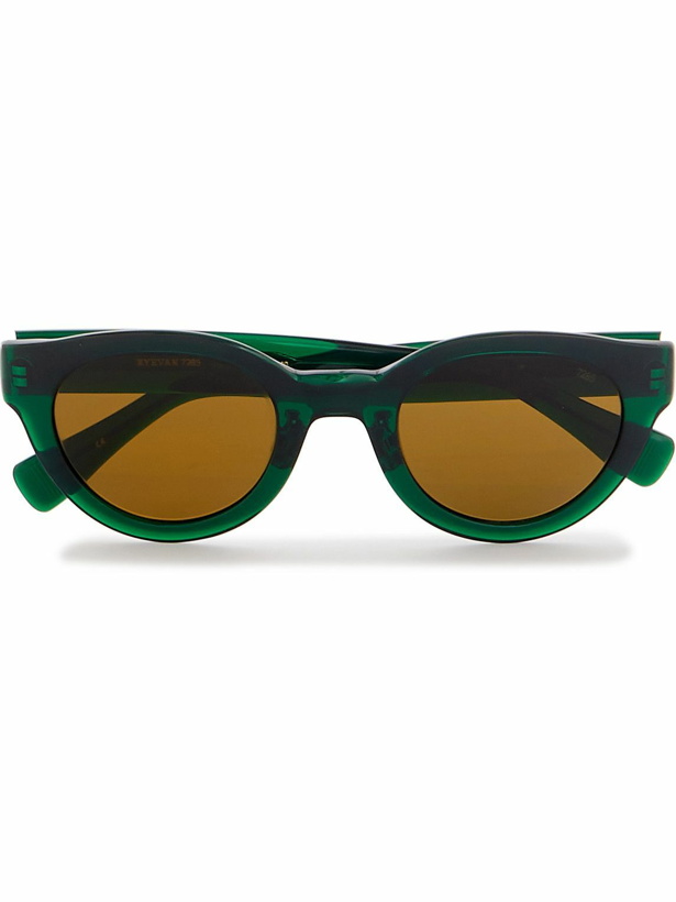 Photo: Eyevan 7285 - Round-Frame Acetate Sunglasses