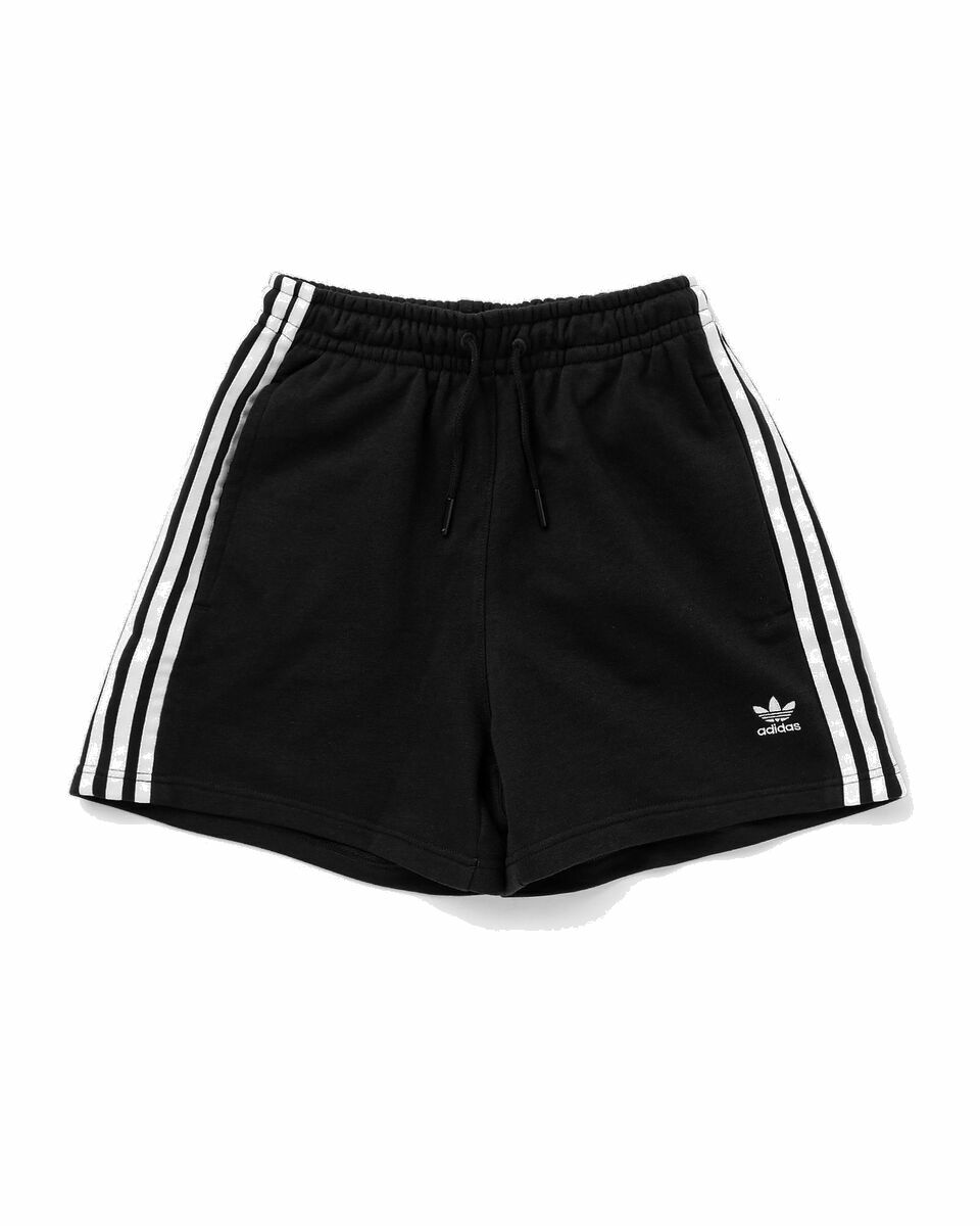 Photo: Adidas 3 Stripes Short French Terry Black - Womens - Casual Shorts