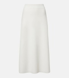 Max Mara Crêpe midi skirt