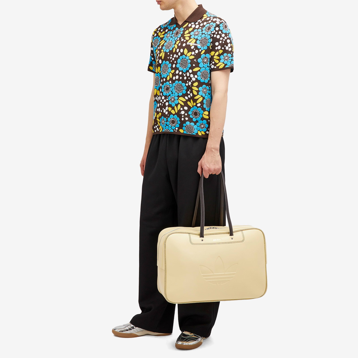 Adidas Men's x Wales Bonner Large Bag in Easy Yellow adidas