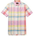 Beams Plus - Button-Down Collar Checked Cotton Shirt - Pink