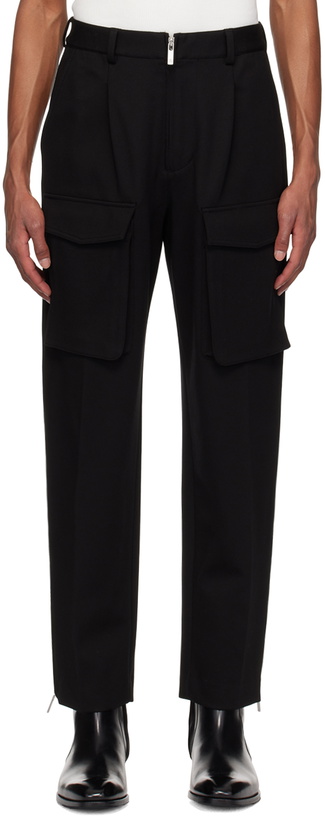 Photo: Helmut Lang Black Pocket Zoot Trousers