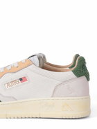 AUTRY - Staple 01 Cotton & Canvas Sneakers